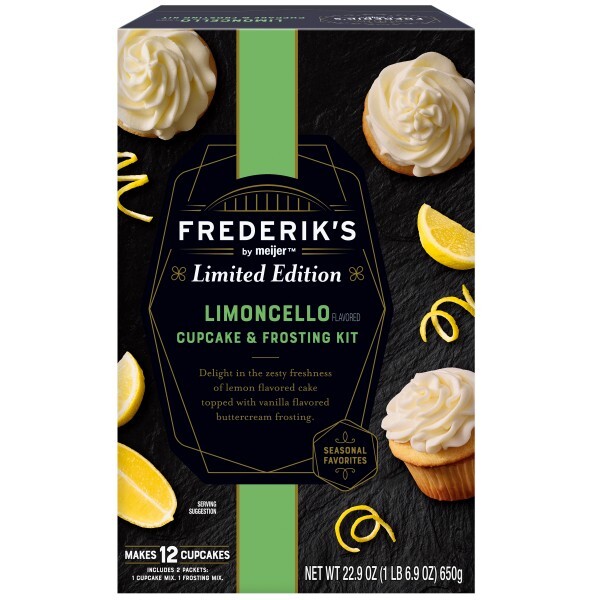 FREDERIKS LIMONCELLO CUPCAKE AND FROSTING KIT 24 OZ