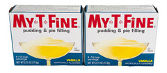 My T Fine Vanilla Pudding & Pie Filling 2.75 oz (2 Boxes)