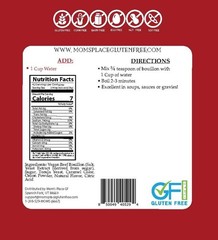 Mom’s Place Gluten-Free & Vegan Beef Bouillon – Soy, Dairy, Nut & Corn Free,…