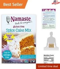 Wholesome Gluten Free Spice Cake Mix Set of 6 – 2 Cakes Per Box, Allergen Free
