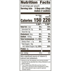 Chocolate Chip Cookie Mix – Easy 7.5 oz Bags Make 12 Cookies Each, Pack of 9