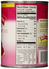 Wilderness More Fruit Strawberry Pie Filling and Topping, 21 Oz. (Pack of 8)