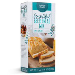 Tastefully Simple Bountiful Beer Bread Mix, 19 Ounce