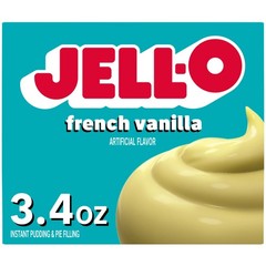 Jell-O French Vanilla Instant Pudding Mix 3.4 Ounce Box