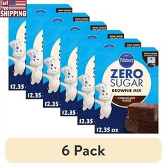 Zero Sugar Chocolate Brownie Mix 12.35 Oz Sugar Free Dessert Baking Mix New