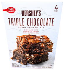 Betty Crocker Hershey’sTriple Chocolate Fudge Brownie Mix 4 Pack x 20 Oz ED11/26