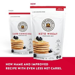 Keto Wheat Pancake Mix: Low Carb, High Protein Breakfast Solution – Just Add …