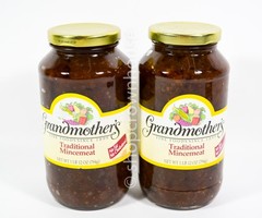 2 Grandmother’s Traditional Mincemeat 28 Oz. jar 02/26/2028 No Fat Pies Cookies
