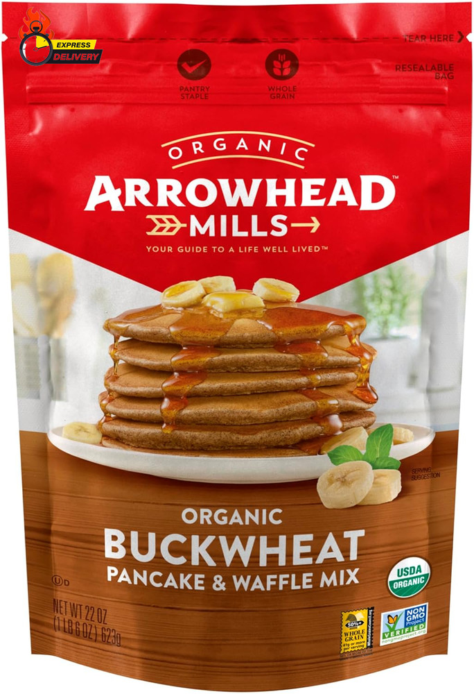 Buckwheat Pancake & Waffle Mix, 22 Oz Bag