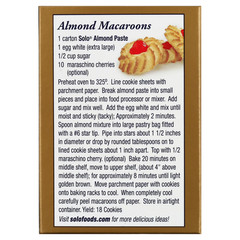 Almond Paste Solo Gluten Free Baking Mix for Cakes & Desserts, 8 oz
