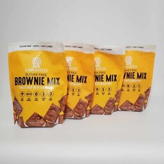 LAKANTO (Lot of 4) Sugar FREE Brownie Mix w/Monkfruit 9.8oz-KETO-NEW