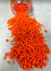 Sprinkles solid ORANGE Jimmies – Special Kneads and Treats