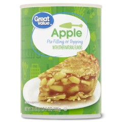 (4 pack) Great Value Pie Filling or Topping, 21 oz