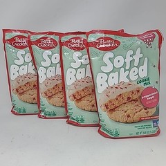 Lot of 4 Betty Crocker Peppermint Sugar Cookie Mix LIMITED EDITION 16.6oz Each