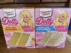 Dolly Parton Duncan Hines Baking Collection Banana & Coconut Cake Mixes 2 Boxes