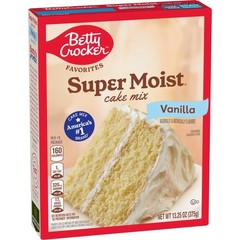 Super Moist Vanilla Cake Mix 13.25 oz 8 Pack Bulk Baking Supplies