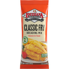 Louisiana Fish Fry Classic Fry Breading Mix (Pack of 6)