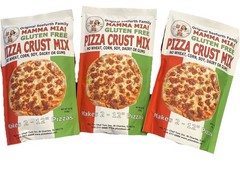 Mamma Mia Gluten Free Pizza Crust Mix 3 Pack 18oz No Wheat Dairy Soy
