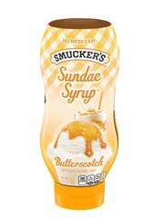 🟡New Smucker’s Butterscotch Sundae Cream Milkshake Dessert Syrup 20oz-1 Bottle
