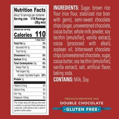 Ghirardelli PREMIUM DOUBLE CHOCOLATE Chips Brownie Mix 18 oz Box – 8 PACK