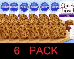 Pillsbury DATE BREAD Quick Bread & Muffin Mix too 16.6 oz Box – 6 PACK