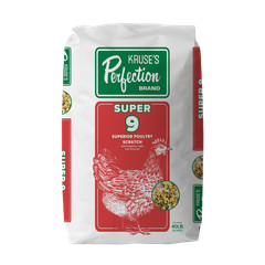 Kruse’s Perfection Brand Super 9 Poultry Scratch Grain , 40 lb