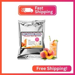 Sweet Georgia Peach Jello Shot Mix 6.78 oz – Premium Gluten-Free Jello Mix for T