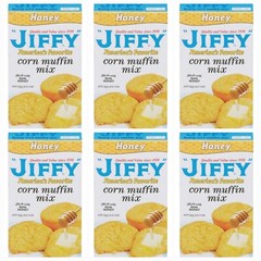 6 PACK Jiffy Corn Muffin Mix Honey Corn Muffin Mix