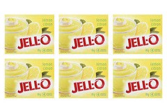 Jello Lemon Instant Pudding Mix, 99g/3.5oz., X 6 PKG.{Imported from Canada}