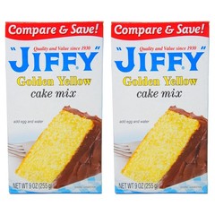 Jiffy Golden Yellow Cake Mix 9 Oz Easy Baking Mix Moist Homemade Dessert Cake