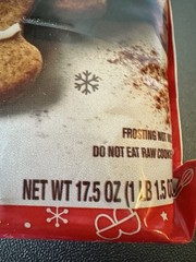 Gingerbread Limited Edition Betty Crocker Cookie Mix 17.5 Oz. Exp 8/26