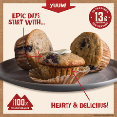 Muffin Mix, Blueberry, 14 Ounce, Pack of 6