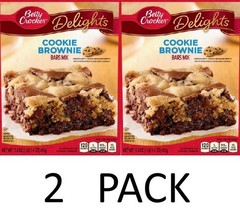 Betty Crocker Delights Cookie Brownie Bars Mix 17.4 oz Box – 2 PACK