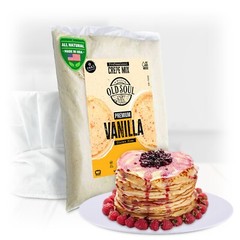 OldSoul Professional Crepe Batter Mix | GLUTEN FREE | Vanilla | 5 Lbs | 36 Pcs