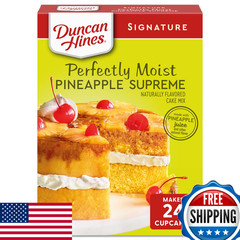 Duncan Hines Pineapple Supreme Flavored Cake Mix 15.25 Oz. 644209411351