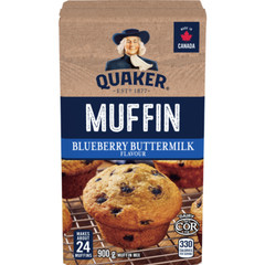 2-Pack Quaker Blueberry Buttermilk Flavour Muffin Mix