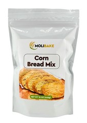 Corn Bread Mix AllNatural Baking Mix for Bread Machine and Oven 15 oz Brea…