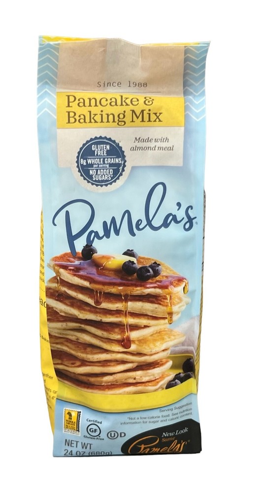 Pamela’s Gluten Free Pancake & Baking Mix Made From Almond Meal 24 oz