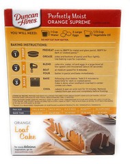 Duncan Hines Signature Perfectly Moist Orange Supreme Cake Mix 15.25 oz (3 Pk)