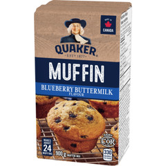 2-Pack Quaker Blueberry Buttermilk Flavour Muffin Mix