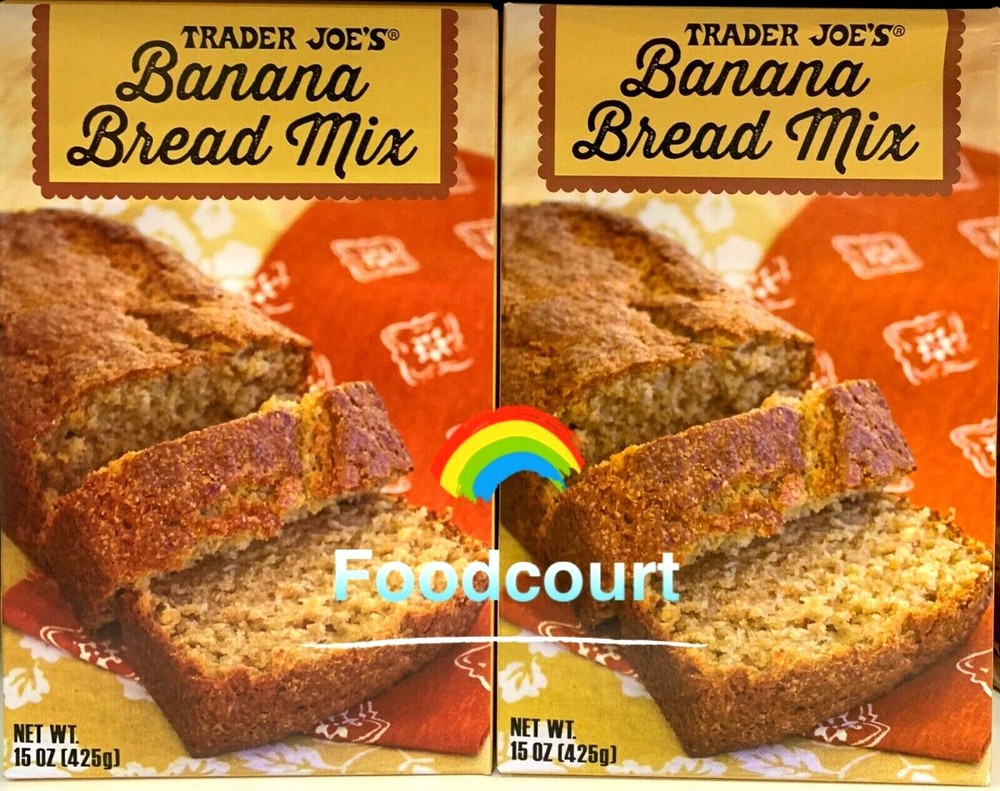 2 Packs Trader Joe’s Banana Bread Mix 15 oz Each Pack