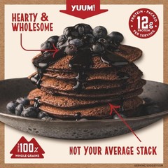 Protein Pancake Power Flapjack Waffle Baking Mix Dark Chocolate 18 Ounce Pack 6