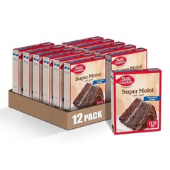 Indulge in Favorites Super Moist Chocolate Fudge Cake Mix, 12 Boxes of 13.25 oz