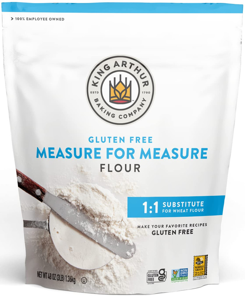 King Arthur Gluten-Free Flour 3Lb – 1:1 Baking Substitute for Wheat, Non-GMO
