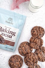 Rodelle Gourmet Baking Cocoa Dutch Processed Rich Chocolate 25oz 709g (2 Bags)