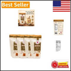 Instant Eggnog Drink Mix 32 oz – Just Add Milk for Effortless Festive Flavor
