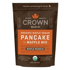 Organic Maple Sugar Pancake Waffle Mix Handcrafted Maple Pearls Vegan Dairy-Free