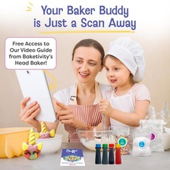 x Duff Goldman Unicorn Cookies – Kids Baking Kit – Cooking Kits with Premeasu…
