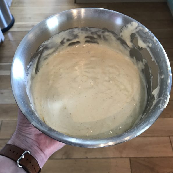The finished batter
