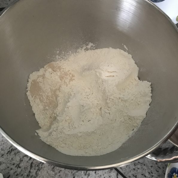 Flour, salt and yeast - but not together